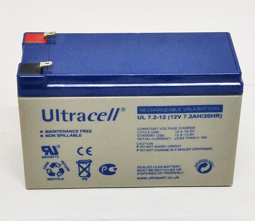 Акумуляторна батарея Ultracell UL7,2-12 AGM 12V 7,2 Ah